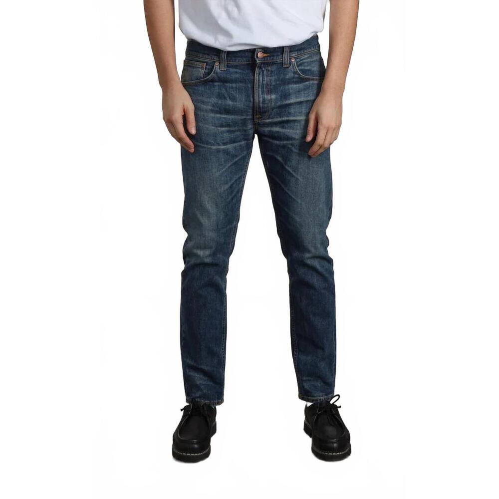 NEW NUDIE JEANS lean dean jean in salty tracks